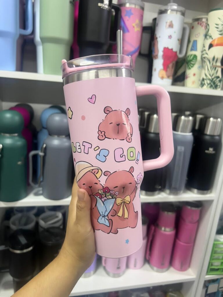 quencher capibara 1,2l rosa