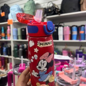 Botella Minnie roja