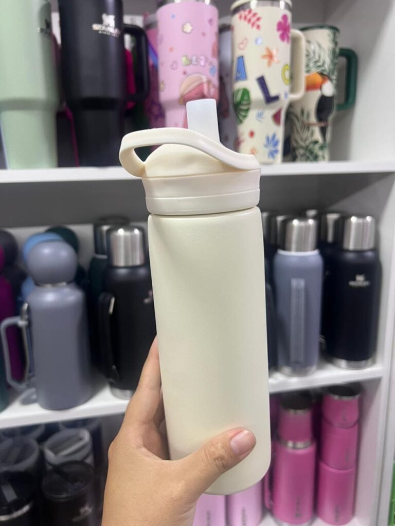 botella 500ml color crema